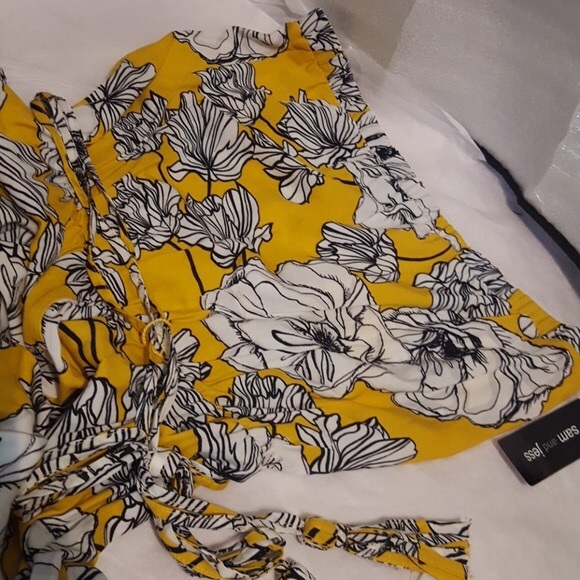 Sam and Jess Floral Strapless Jumpsuit Romper - Picture 6 of 6